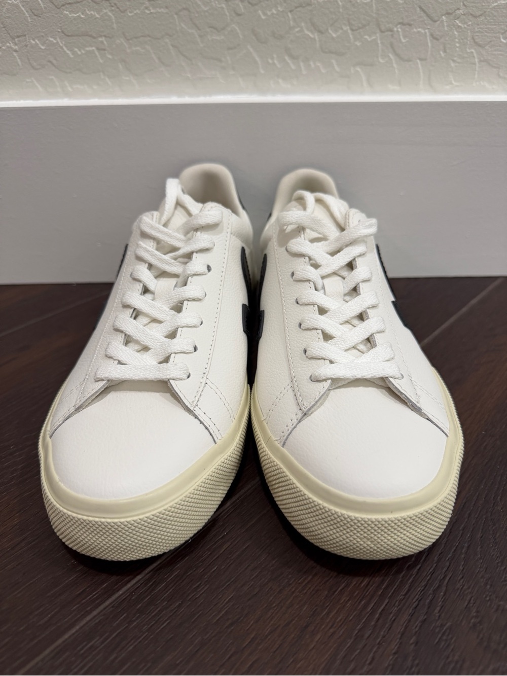Veja Campo Chromefree White/Black Sneakers Womens Size 8 Retail $175 Brand New - Picture 4 of 5
